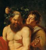 RUBENS Peter Paul The Drunken Silenus With A Satyr RUBENS Peter Paul The Drunken Silenus With A Satyr