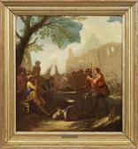 RUGENDAS Georg Philipp I Zwei Kriegsszenen Gegenstücke RUGENDAS Georg Philipp I Zwei Kriegsszenen Gegenstücke