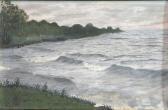 RUHRT W. Uferlandschaft Mit Aufgewühlter See RUHRT W. Uferlandschaft Mit Aufgewühlter See