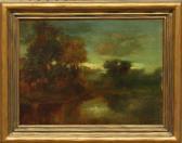 RUIZ Benigino Yamero Dusk Landscape RUIZ Benigino Yamero Dusk Landscape