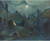 RUIZ PIPO Manuel Paysage Au Clair De Lune RUIZ PIPO Manuel Paysage Au Clair De Lune
