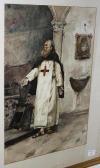 RUMIGOS G. A Friar In A Church Interior RUMIGOS G. A Friar In A Church Interior