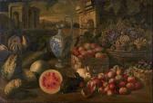 RUOPPOLO Giuseppe Meloni, Anguria, Uva, Mele, Melograno, Cestino Di Fichi, Cesto Di Pesche RUOPPOLO Giuseppe Meloni, Anguria, Uva, Mele, Melograno, Cestino Di Fichi, Cesto Di Pesche