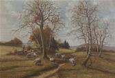 RUPPRECHT Wilhelm Hugo Sheep In The Meadow RUPPRECHT Wilhelm Hugo Sheep In The Meadow