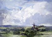 RUSHTON George Robert Windmill In A Landscape RUSHTON George Robert Windmill In A Landscape
