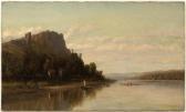 RUSS Charles B. River View, Likely The Palisades On The Hudson River RUSS Charles B. River View, Likely The Palisades On The Hudson River