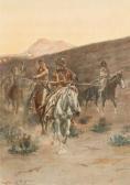 Russell Charles marion An Old-time Hunting Party Russell Charles marion An Old-time Hunting Party