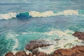 RUSSELL Shirley Waves On A Rocky Coast RUSSELL Shirley Waves On A Rocky Coast
