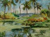 RUSSELL Shirley Marie Hawaiian Landscape RUSSELL Shirley Marie Hawaiian Landscape