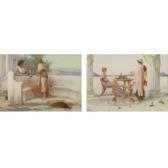 RYLAND Henry The Love Story; The Alfresco Repast RYLAND Henry The Love Story; The Alfresco Repast