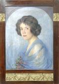 SÜRICH Eugen Junge Dame Im Brustportrait SÜRICH Eugen Junge Dame Im Brustportrait