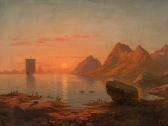 SAAL Georg-Eduard Otto Sunset At Fjord SAAL Georg-Eduard Otto Sunset At Fjord
