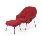 SAARINEN Eero “womb Chair” Et Son Repose-pied SAARINEN Eero “womb Chair” Et Son Repose-pied
