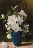 SADLER Kate A Vase Of Azaleas SADLER Kate A Vase Of Azaleas