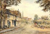 SAGE Henry James English Village Scene With Children SAGE Henry James English Village Scene With Children