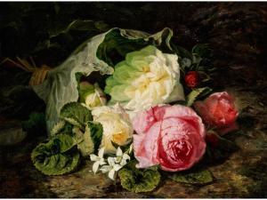 Simon Saint-Jean - Blumenstilleben