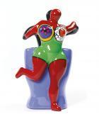 SAINT-PHALLE de Niki Dancing Couple Vase SAINT-PHALLE de Niki Dancing Couple Vase