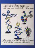 SAINT-PHALLE de Niki Niki’’s Skinny And New See Thru Sculptures Blue Mood SAINT-PHALLE de Niki Niki’’s Skinny And New See Thru Sculptures Blue Mood