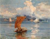 SALA Paolo Segel- Und Fischerboote Am Lago Maggiore SALA Paolo Segel- Und Fischerboote Am Lago Maggiore