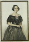 SALABERT Firmin Portrait Of Charlotte Still SALABERT Firmin Portrait Of Charlotte Still