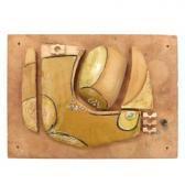 SALAMON Hanne A Wall Mount Ceramic Relief With Bird SALAMON Hanne A Wall Mount Ceramic Relief With Bird