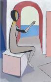 SALEMME Attilio A Figure Seated In An Interior SALEMME Attilio A Figure Seated In An Interior