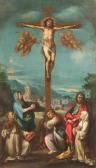SALIMBENI BEVILACQUA Ventura di Arcangelo Crocifissione Con La Vergine, San Giovanni, La Maddalena E Il Beato Giovanni SALIMBENI BEVILACQUA Ventura di Arcangelo Crocifissione Con La Vergine, San Giovanni, La Maddalena E Il Beato Giovanni
