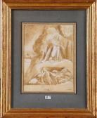 SALIMBENI BEVILACQUA Ventura di Arcangelo Le Christ Avec Des Apôtres Endormis Dans Le Jardin De Getsemany SALIMBENI BEVILACQUA Ventura di Arcangelo Le Christ Avec Des Apôtres Endormis Dans Le Jardin De Getsemany