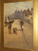 SALMON John Cuthbert Street Scene Conway SALMON John Cuthbert Street Scene Conway