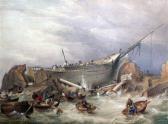 SALMON John Cuthbert Wreckers Looting A Ship SALMON John Cuthbert Wreckers Looting A Ship