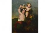 SALTER William Bacchus And Ino Before A Landscape SALTER William Bacchus And Ino Before A Landscape