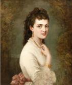 SALTER William Portrait Of A Lady, Half Length, Believed To Be Princess Dagmar Of Denmark SALTER William Portrait Of A Lady, Half Length, Believed To Be Princess Dagmar Of Denmark