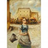 SALVADORI Nino "ragazzina Al Mercato" SALVADORI Nino "ragazzina Al Mercato"