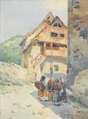 SALVARANI Arcangelo Zwei Bauernszenen. Gegenstücke. SALVARANI Arcangelo Zwei Bauernszenen. Gegenstücke.