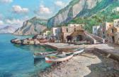 SALVATI Giuseppe A Coastal Village SALVATI Giuseppe A Coastal Village