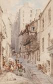 SANDERSON Robert Edinburgh Street Scene SANDERSON Robert Edinburgh Street Scene