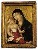 SANO DI PIETRO Ansano di Mancio Madonna Col Bambino SANO DI PIETRO Ansano di Mancio Madonna Col Bambino