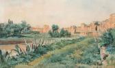 SANTORO Francesco Raffaello Veduta Del Palatino SANTORO Francesco Raffaello Veduta Del Palatino