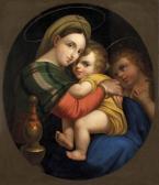 SANZIO Raffaello "madonna Mit Kind Und Dem Kleinen Hl. Johannes Dem Täufer" SANZIO Raffaello "madonna Mit Kind Und Dem Kleinen Hl. Johannes Dem Täufer"