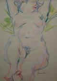 SARACHI Chatin A Reclining Female Nude SARACHI Chatin A Reclining Female Nude