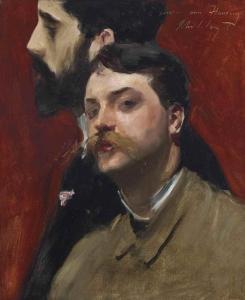 <b>John</b> Singer <b>Sargent</b> - François Flameng And Paul Helleu - sargent_john_singer-fran%C3%A7ois_flameng_and_paul_helleu~OMe8a300~10157_20160519_12163_27