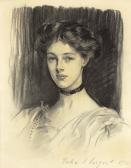 SARGENT John Singer Portrait Of Eva Katherine Balfour, Later Lady Buxton SARGENT John Singer Portrait Of Eva Katherine Balfour, Later Lady Buxton
