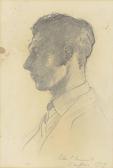 SARGENT John Singer Portrait Of Leonard 'ginx' Harrison SARGENT John Singer Portrait Of Leonard 'ginx' Harrison