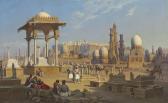SATTLER Hubert View Of Cairo, The Citatel With The Mamluk Tombs In Theforeground SATTLER Hubert View Of Cairo, The Citatel With The Mamluk Tombs In Theforeground