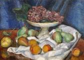 SAUERBIER Kathleen Still Life With Pears And Grapes SAUERBIER Kathleen Still Life With Pears And Grapes