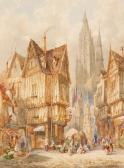 SCHÄFER Heinrich Village Scenes (a Pair) SCHÄFER Heinrich Village Scenes (a Pair)