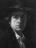 SCHACHINGER Hans H. "portrait Eines Mannes Mit Hut". Sign. Öl Auf Lwd. Auf Holz. Rest. 43 X 33 Cm. Rahmen SCHACHINGER Hans H. "portrait Eines Mannes Mit Hut". Sign. Öl Auf Lwd. Auf Holz. Rest. 43 X 33 Cm. Rahmen