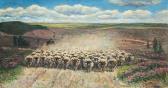 SCHAPER Friedrich Flock Of Sheep SCHAPER Friedrich Flock Of Sheep
