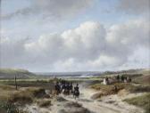 SCHELFHOUT Andreas Manoeuvres Of The Hague Garrison On The 'waalsdorpvlakte' SCHELFHOUT Andreas Manoeuvres Of The Hague Garrison On The 'waalsdorpvlakte'