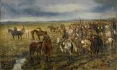 SCHELOUMOFF Afanasij Ivanovich Cossacks Before The Charge SCHELOUMOFF Afanasij Ivanovich Cossacks Before The Charge